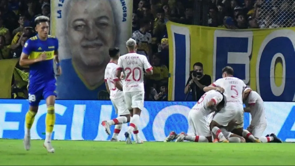 Boca perdió contra Huracán por 1 a 0 en la Bombonera