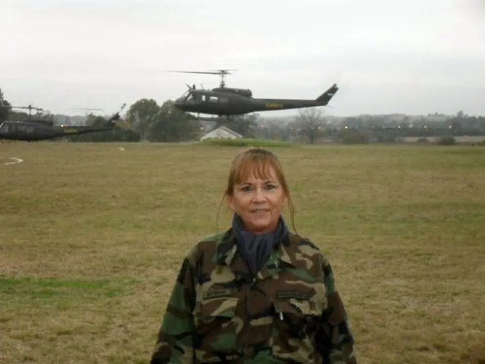 La historia de la primera veterana registrada de la Guerra de Malvinas