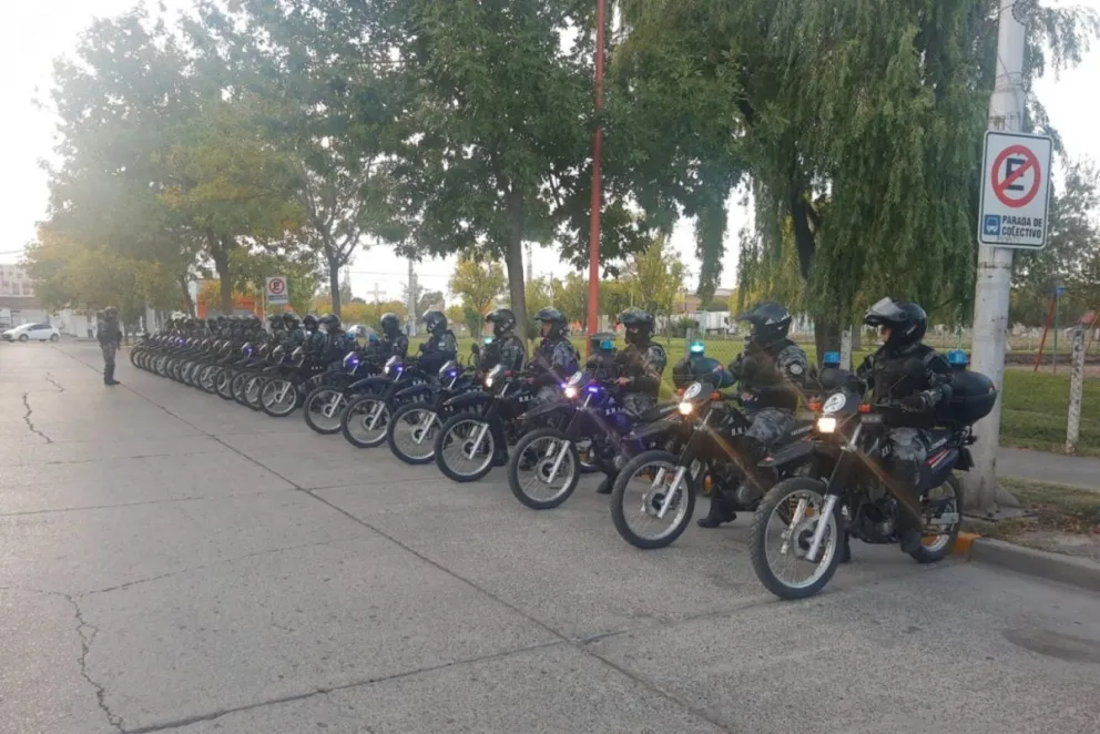 Brigadas Motorizadas: más de 60 policías rionegrinos se están capacitando en conducción y manejo