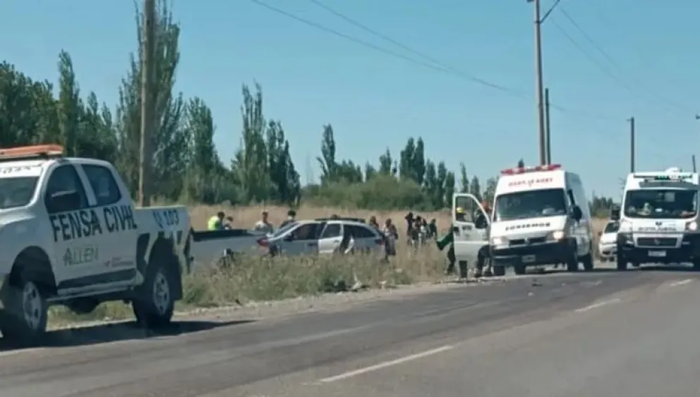 Accidente en Ruta Chica terminó con un hombre hospitalizado