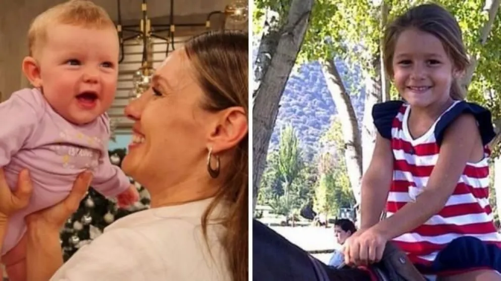 Pampita vistió a su hija Ana con una prenda que era de Blanca Vicuña