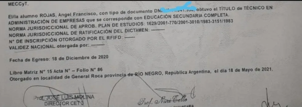 El CET respalda el reclamo del estudiante ¿qué dijeron?