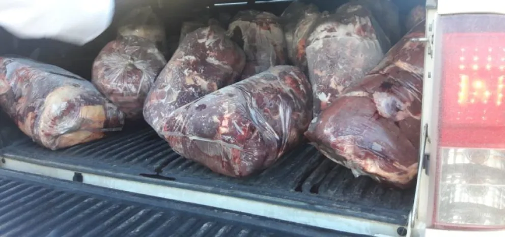 Siguen los secuestros de mercadería: Ahora incautaron 200 kilos de carne