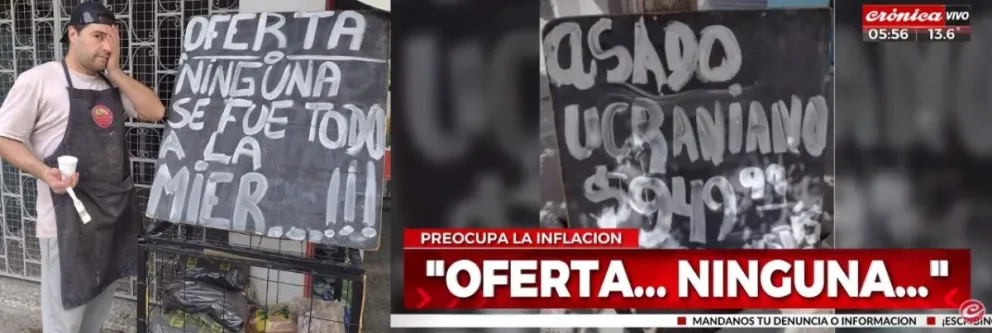 Puro ingenio: un comerciante apeló a la creatividad y generó repercusión en los medios nacionales 