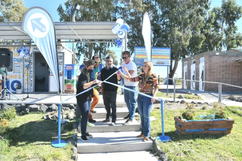 Ya quedaron inauguradas las mejoras en el ingreso al Área Protegida 