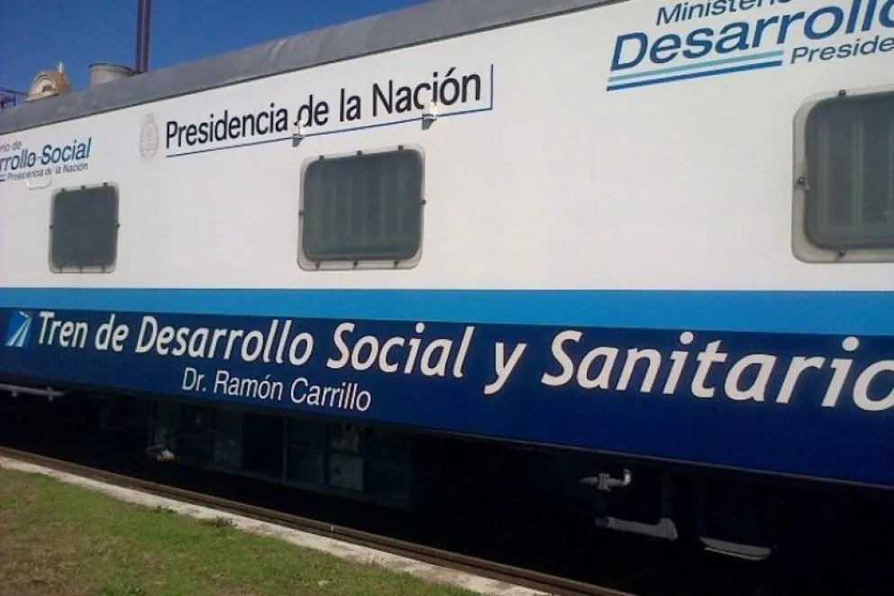 El tren sanitario y de desarrollo social estará atendiendo en Roca de manera gratuita