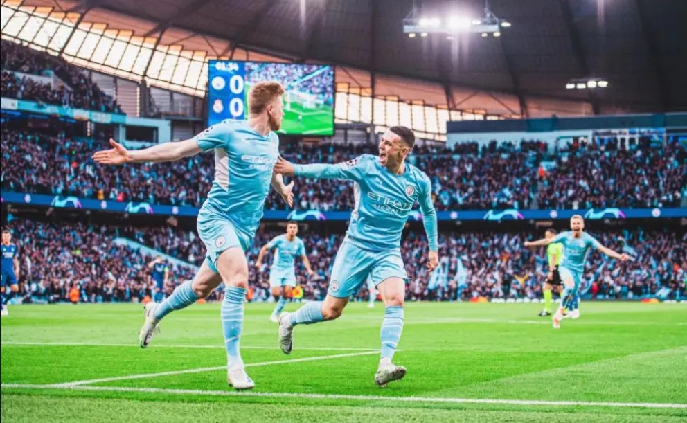 Manchester City tomó ventaja ante Real Madrid en un histórico duelo
