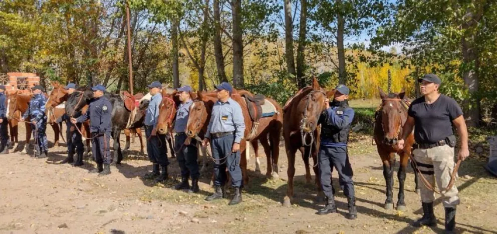 Finalizó la capacitación destinada a personal de la Brigada Montada y Rural del Alto Valle