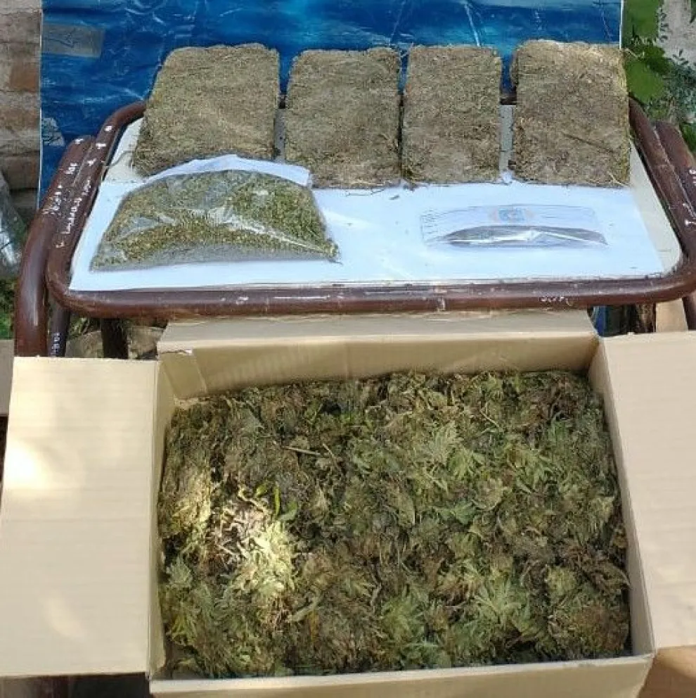 Diez kilos de marihuana para la venta fueron sacados de circulación