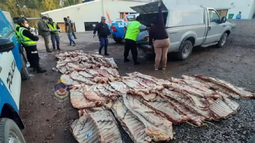 ¡Con lo cara que está la carne! Enorme secuestro de costillares
