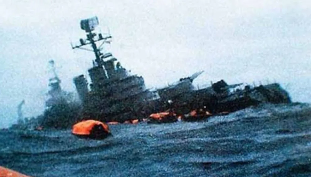 A 40 años del hundimiento del ARA General Belgrano en el que murieron 323 marinos