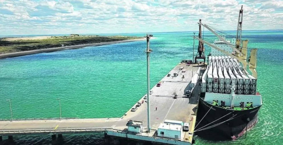 Preocupante caída de la exportación regional por el puerto de San Antonio