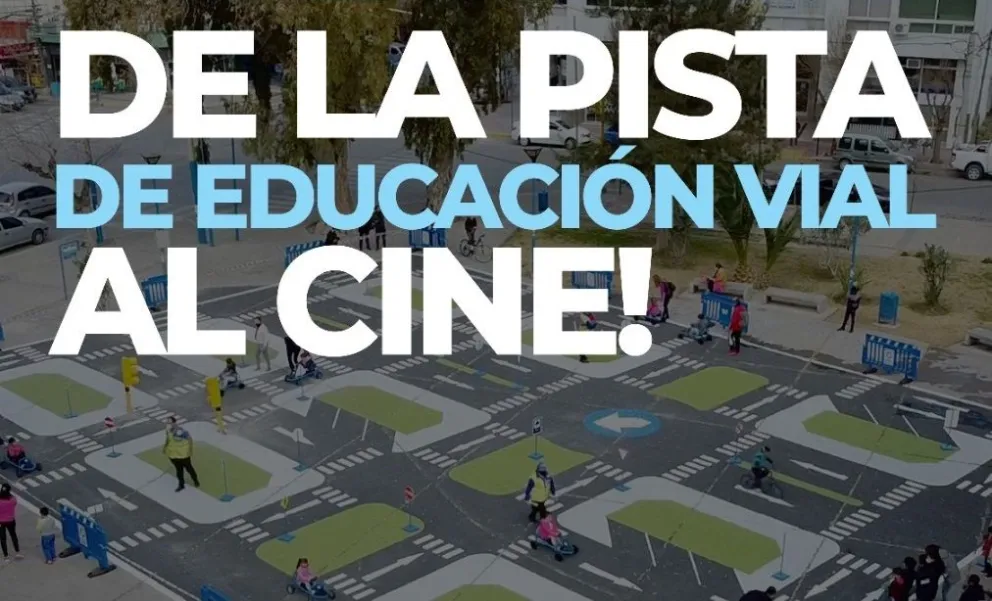 Para niños y niñas: si van a la pista de Educación Vial hoy te regalan entradas para el cine